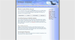 Desktop Screenshot of birdsamore.com